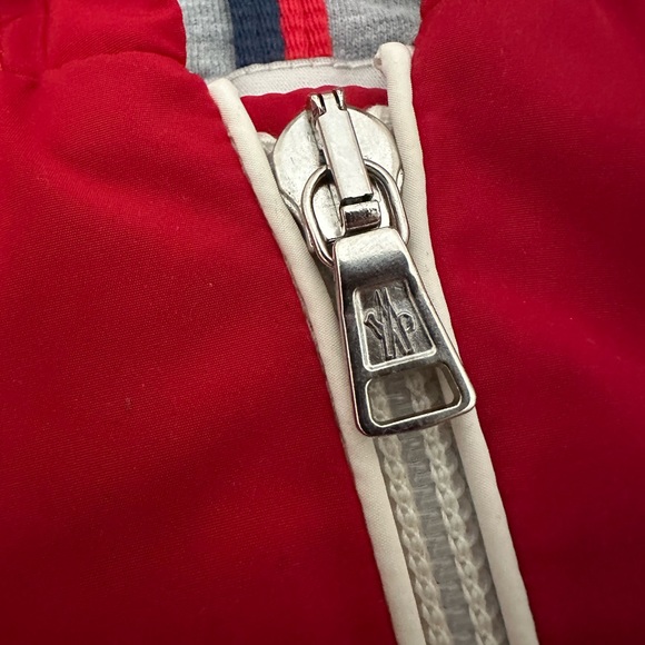 Moncler Enfant logo print color block jacket - Picture 5 of 5